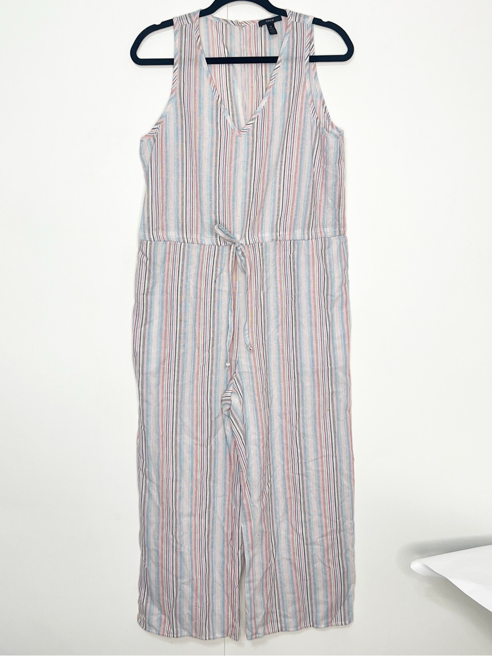 Drew Striped Drawstring Jumpsuit